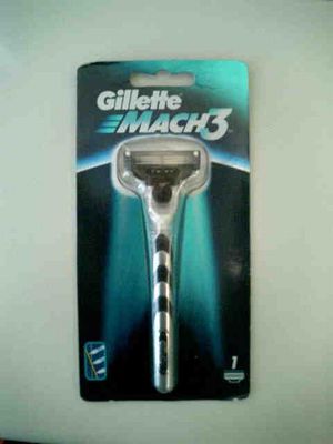 triple-blade shaving system from Gillette